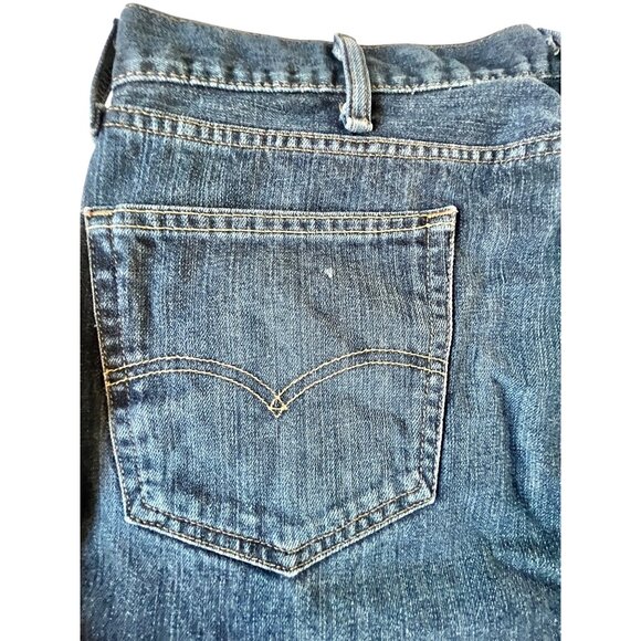 Levis 505 Mens Jeans 40x32 Straight Leg Denim Made In Mexico - Picture 3 of 16